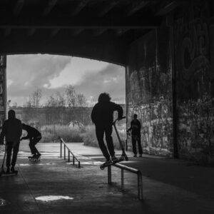 Quatuor : Photographie par Olivier Cosson, série skate way of life