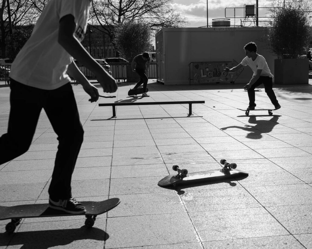 The place : Photographie par Olivier Cosson, série skate way of life