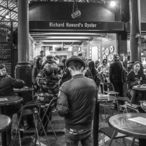 photographie réalisée à Londres sous le marché couvert